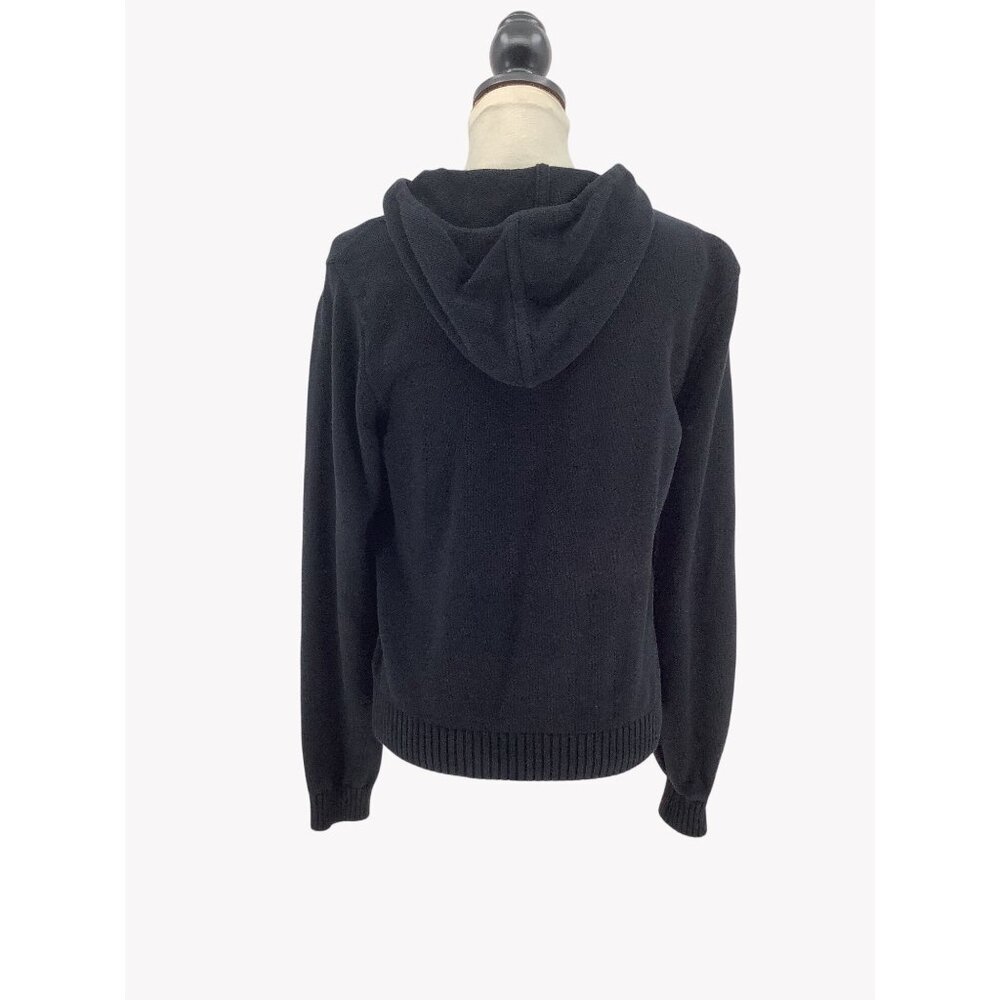Vintage Lauren Jeans Company by Ralph Lauren zip-up hoodie With Crest Womens L - Picture 3 of 8